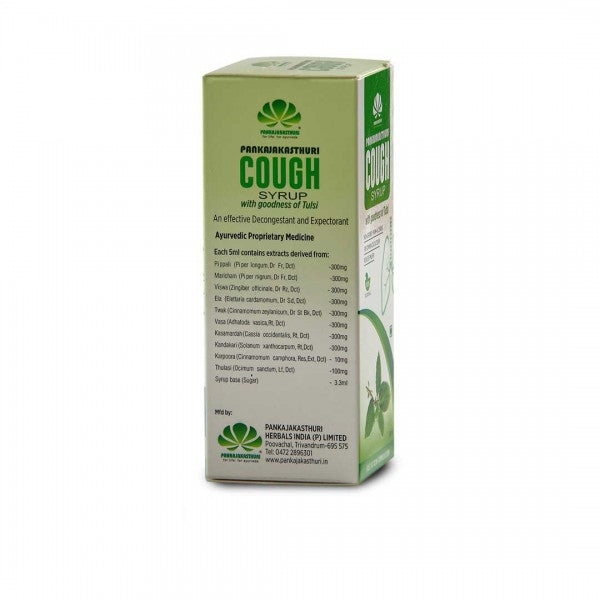 Pankajakasthuri Cough Syrup with Tulsi 
