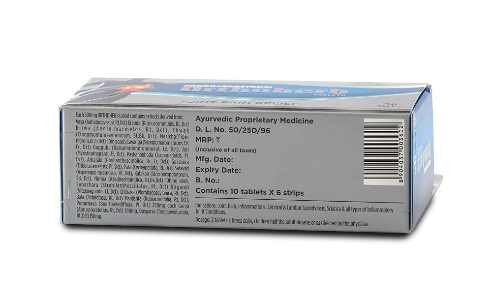 Pankajakasthuri Orthoherb Tablets 