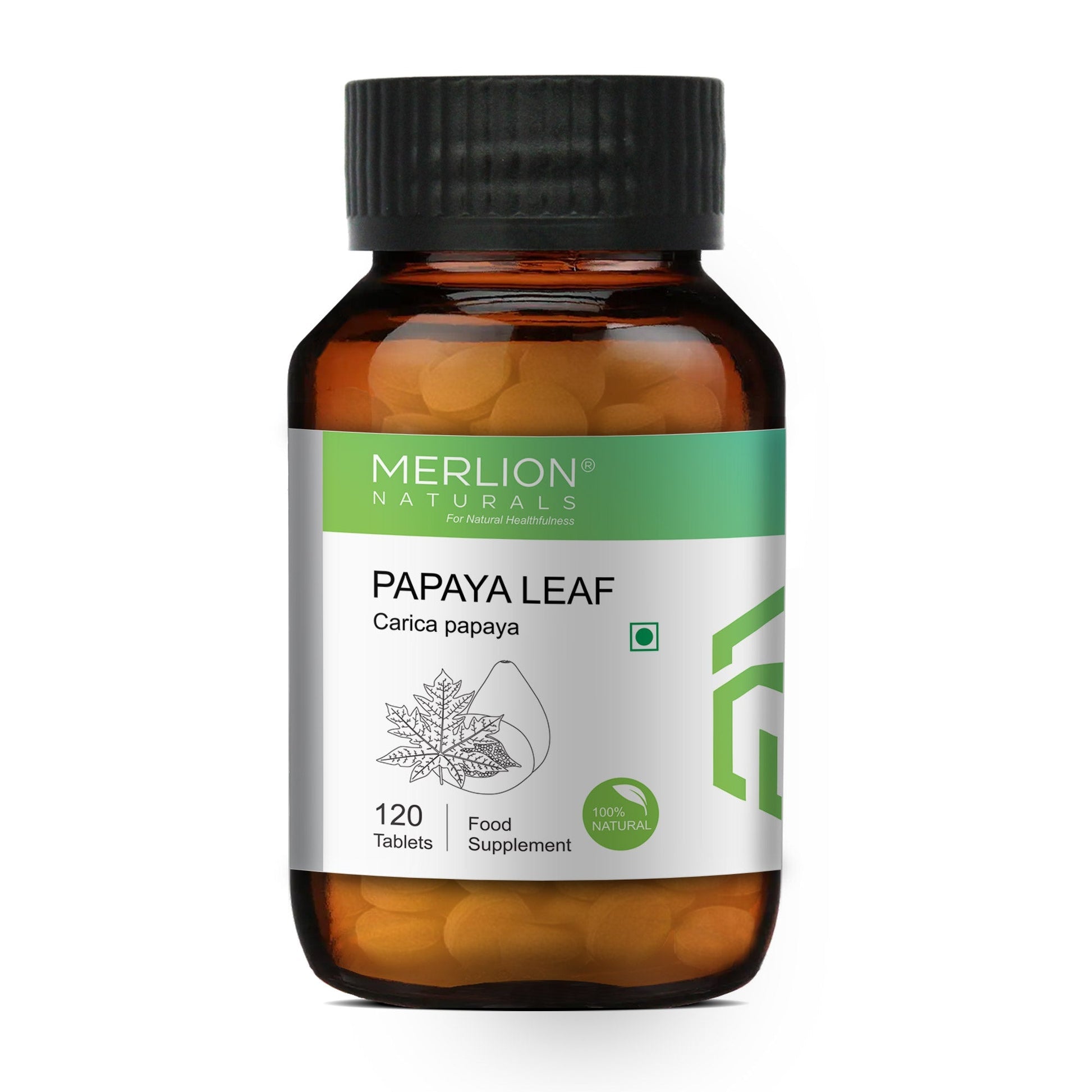 Merlion Naturals Papaya Leaf 500mg Tablets 