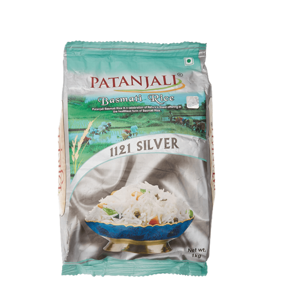 Patanjali Basmati Rice Silver (1 kg) 