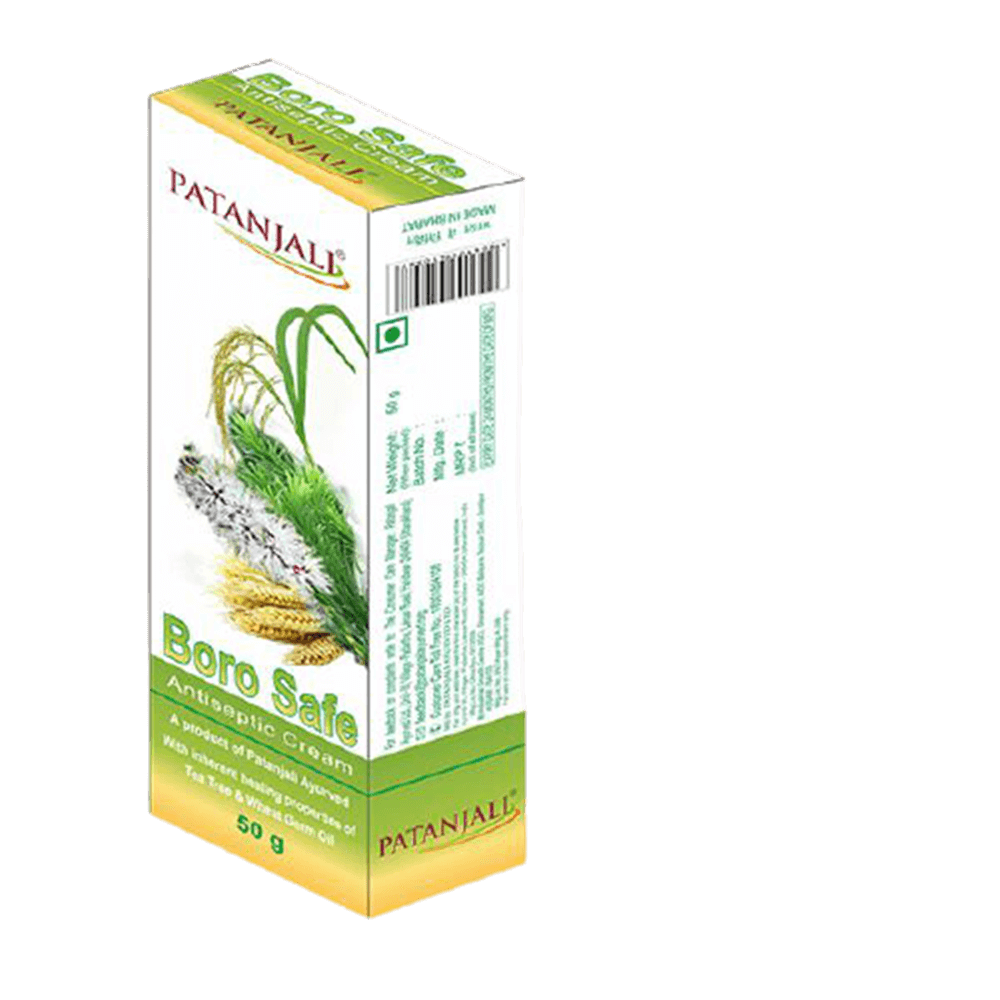 Patanjali Boro Safe Antiseptic Cream With Aloe Vera & Tea Tree Oil 