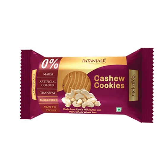 Patanjali Cashew Cookies (Pack of 5) - Grab2buy