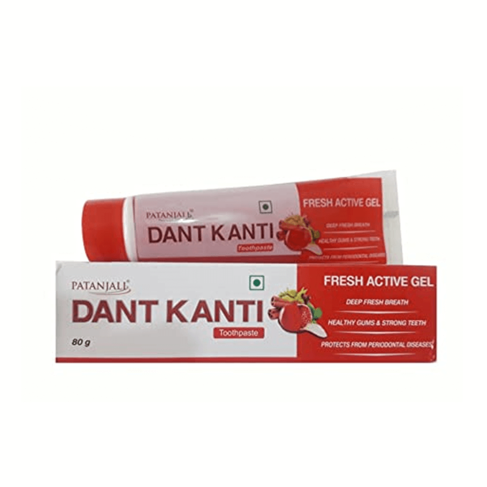Patanjali Dant Kanti Fresh Active Gel (80 GM) - Grab2buy