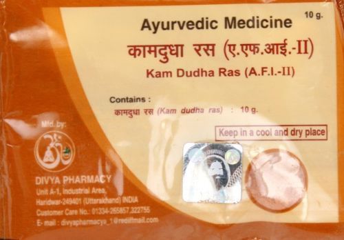 Patanjali Divya Kamdudha Ras 10 gm, chronic acidity, heartburn, stomach ulcers, and colic pains 