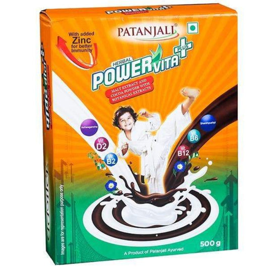 Patanjali Herbal Powervita Powder Plus Refill Pack - 500Gm - Grab2buy