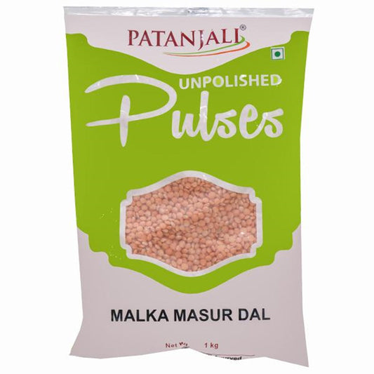 Patanjali Unpolished Malka Masur Dal (1 kg) 