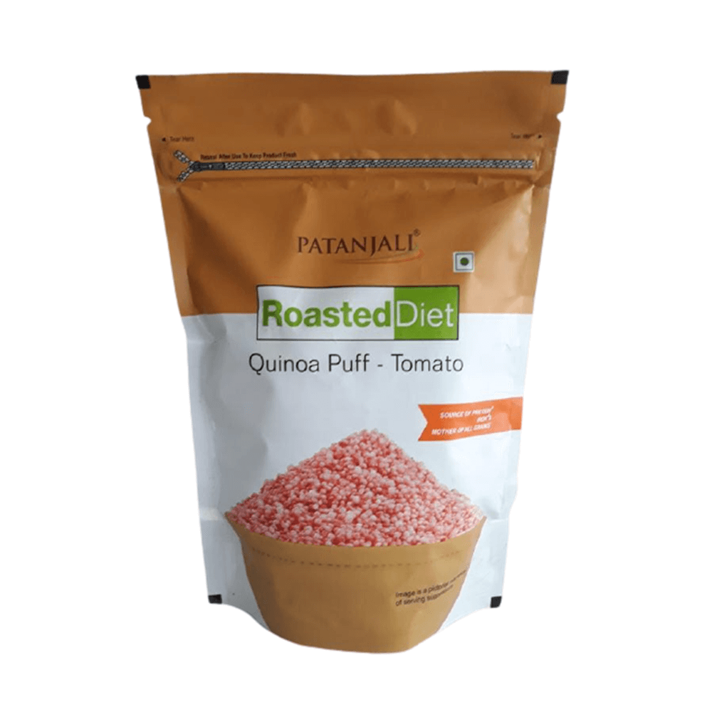 Patanjali Roasted Diet Quinoa Puff - Tomato and Masala Combo - Grab2buy