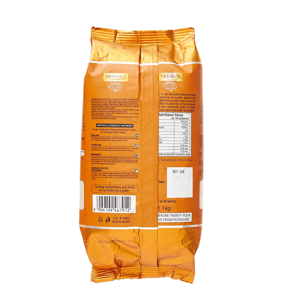 Patanjali Rozana Basmati Rice (1 kg) 