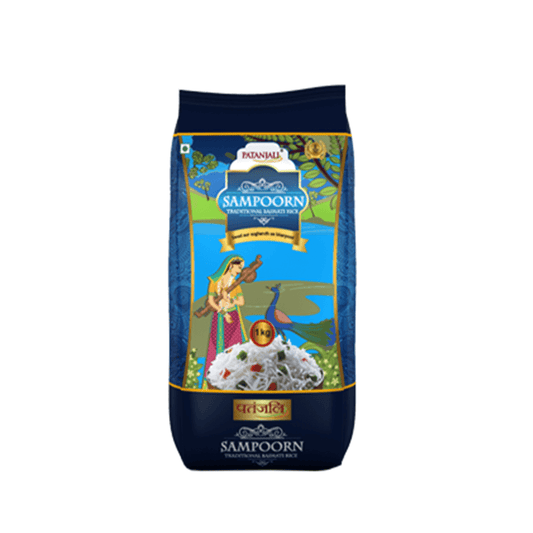 Patanjali Sampoorn Traditional Basmati Rice (1 kg) 