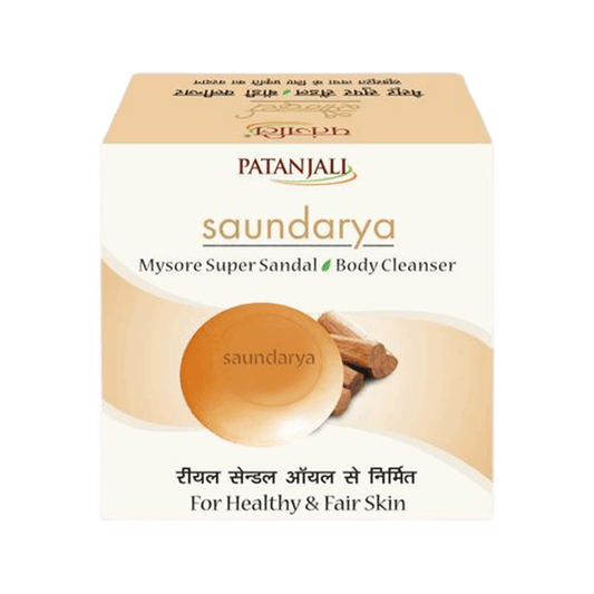 Patanjali Saundarya Mysore Super Sandal Body Cleanser (75 GM) - Grab2buy