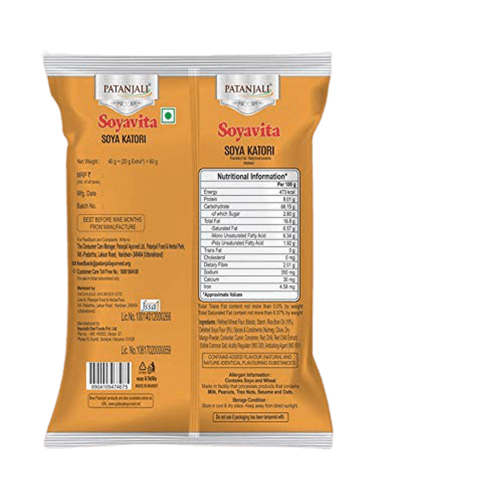 Patanjali Soyavita Soya Katori 100gm ( Pack of 6) - Grab2buy