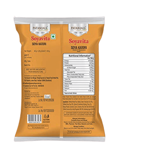 Patanjali Soyavita Soya Katori 100gm ( Pack of 6) - Grab2buy