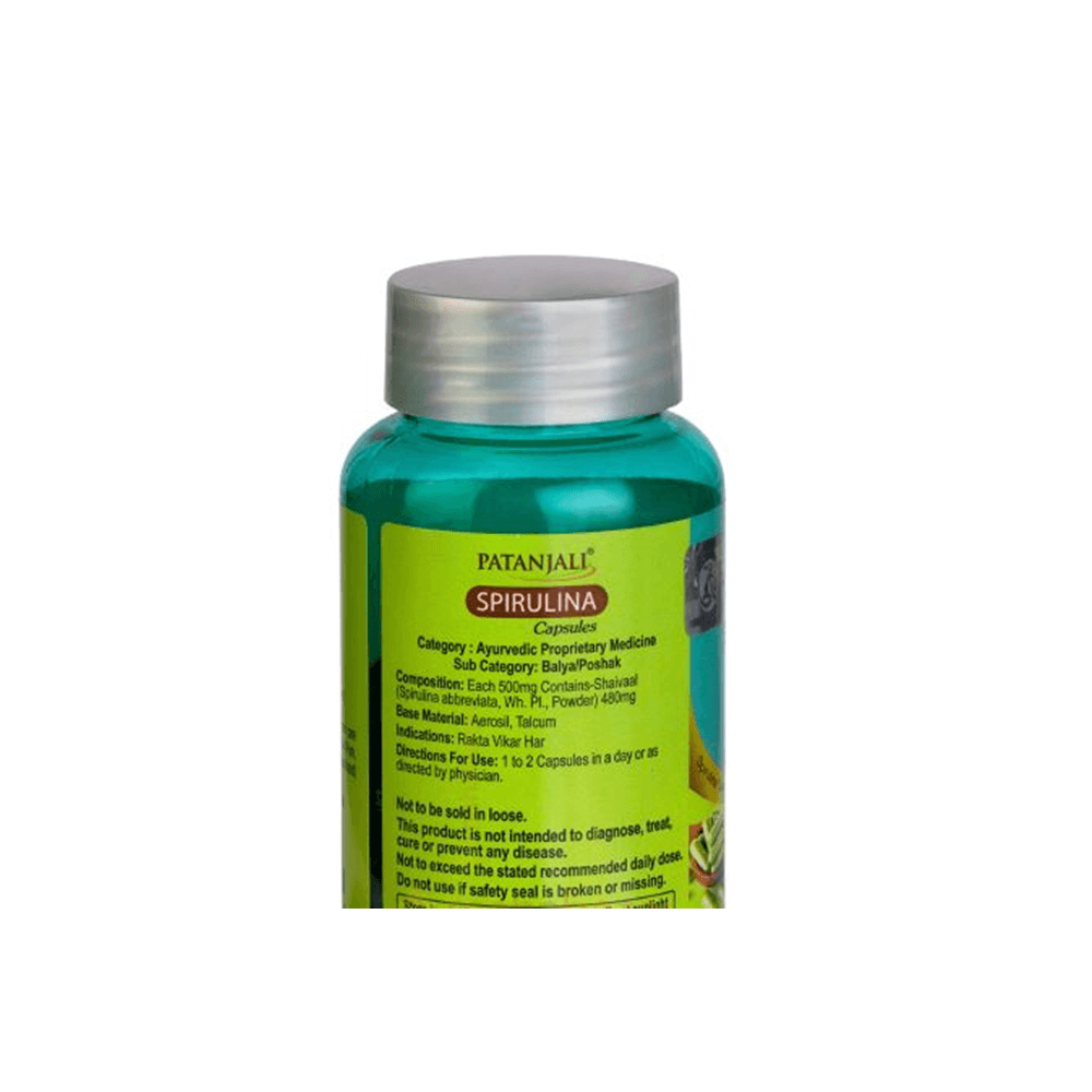 Patanjali Spirulina Capsule With Natural Spirulina 