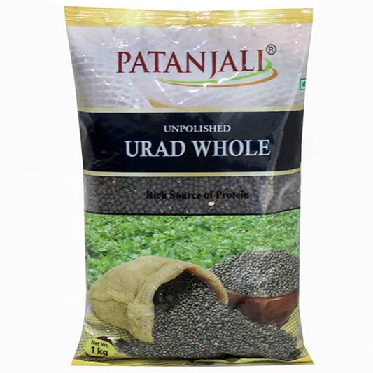 Patanjali Unpolished Urad Whole (1 kg) - Grab2buy