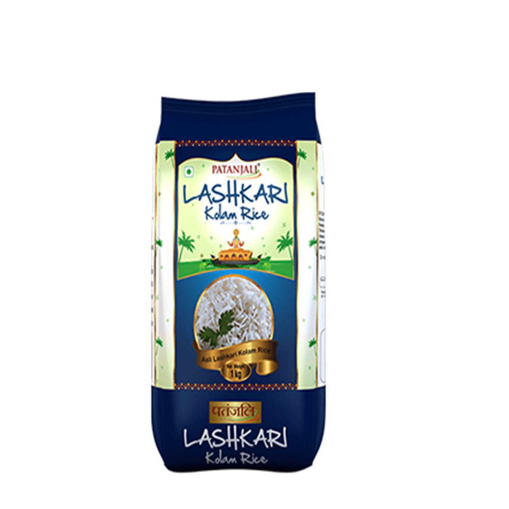 Patanjali Lashkari Kolam Rice (1 kg) 