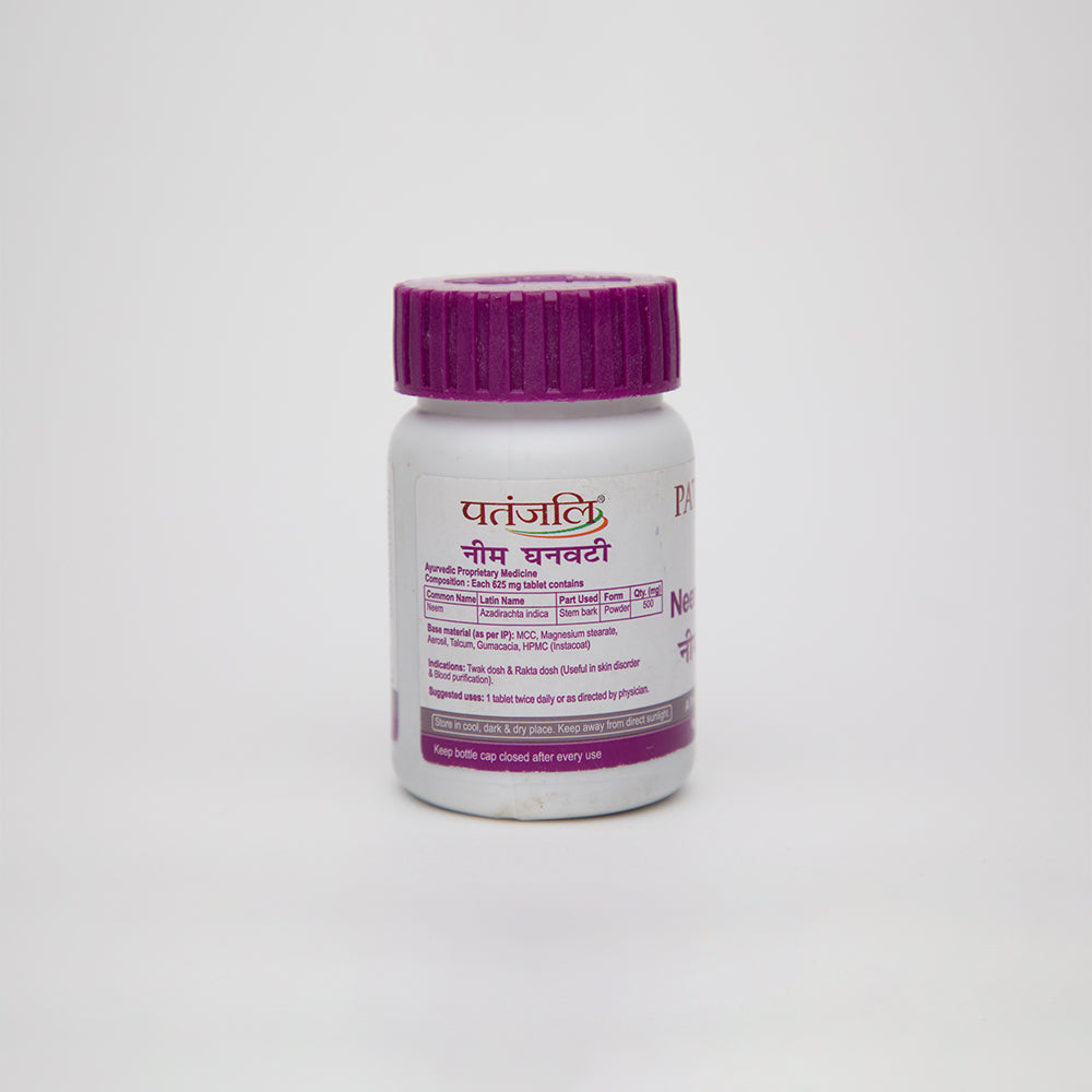 Patanjali Neem Ghan Vati uses