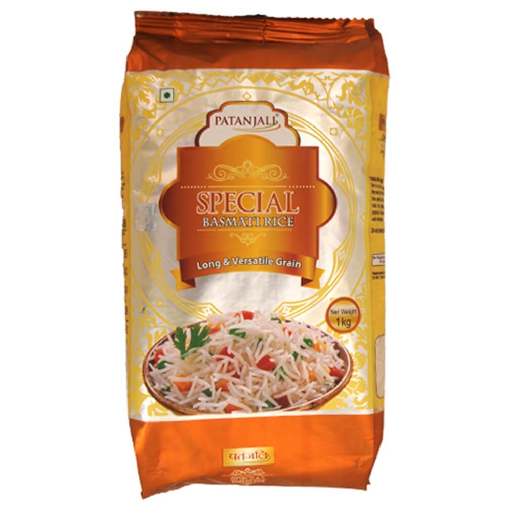 Patanjali Special Basmati Rice (1 kg) | Grab2Buy