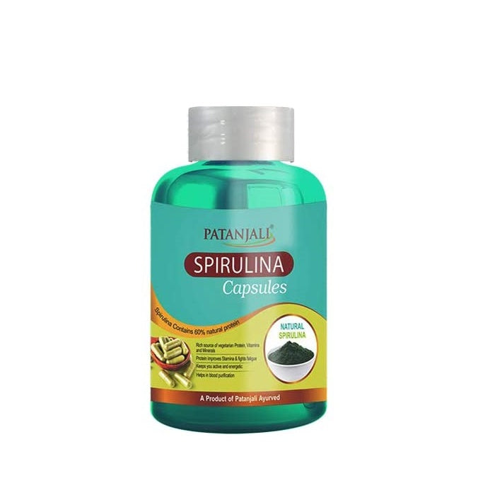 Patanjali Spirulina Capsule With Natural Spirulina 