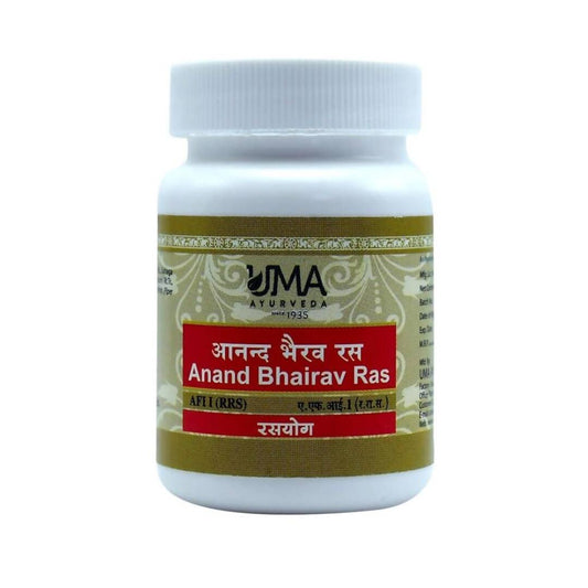 Uma Ayurveda Anand Bhairav Ras Tablets 