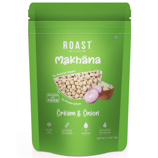 Roast Foods Makhana Cream & Onion 