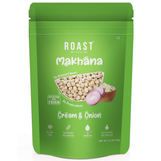 Roast Foods Makhana Cream & Onion 