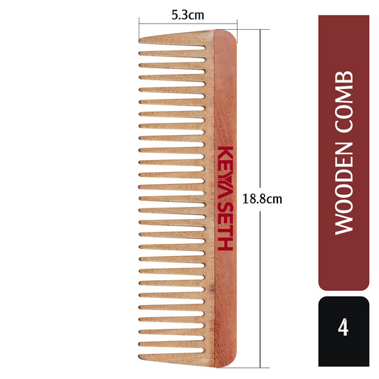 Keya Seth Neem Wooden Comb Wide Tooth 