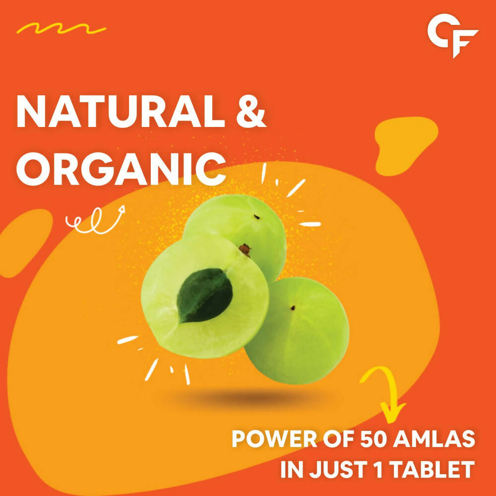Carbamide Forte Natural Vitamin C Amla Extract With Zinc Tablets 