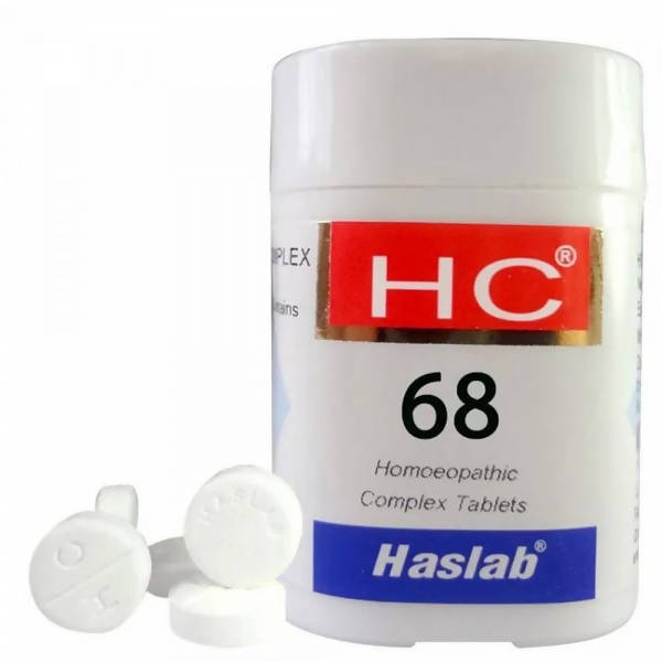 Haslab Homeopathy HC 68 Calcarea Flour Complex Tablets 