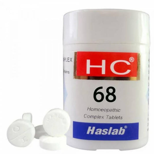 Haslab Homeopathy HC 68 Calcarea Flour Complex Tablets 