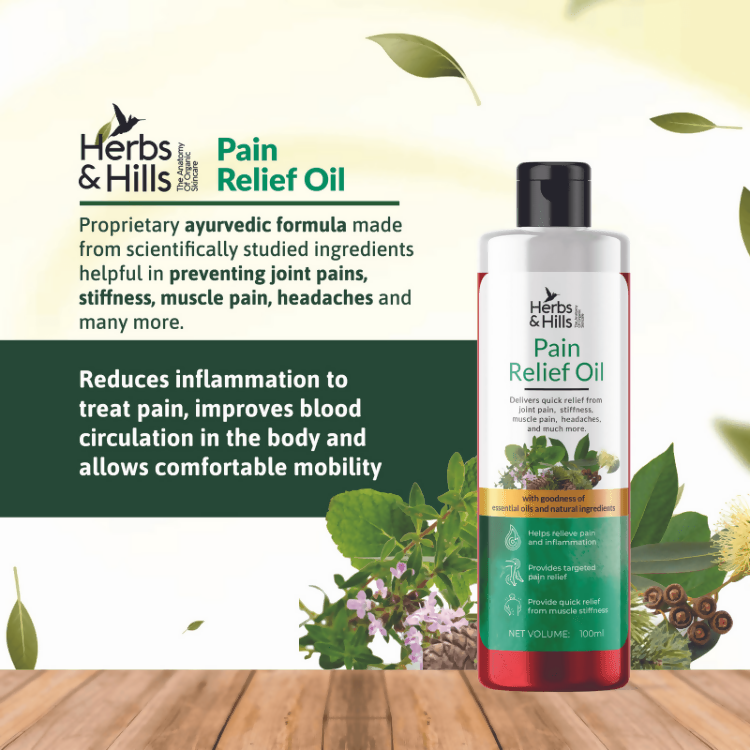 Herbs & Hills Pain Relief Oil 