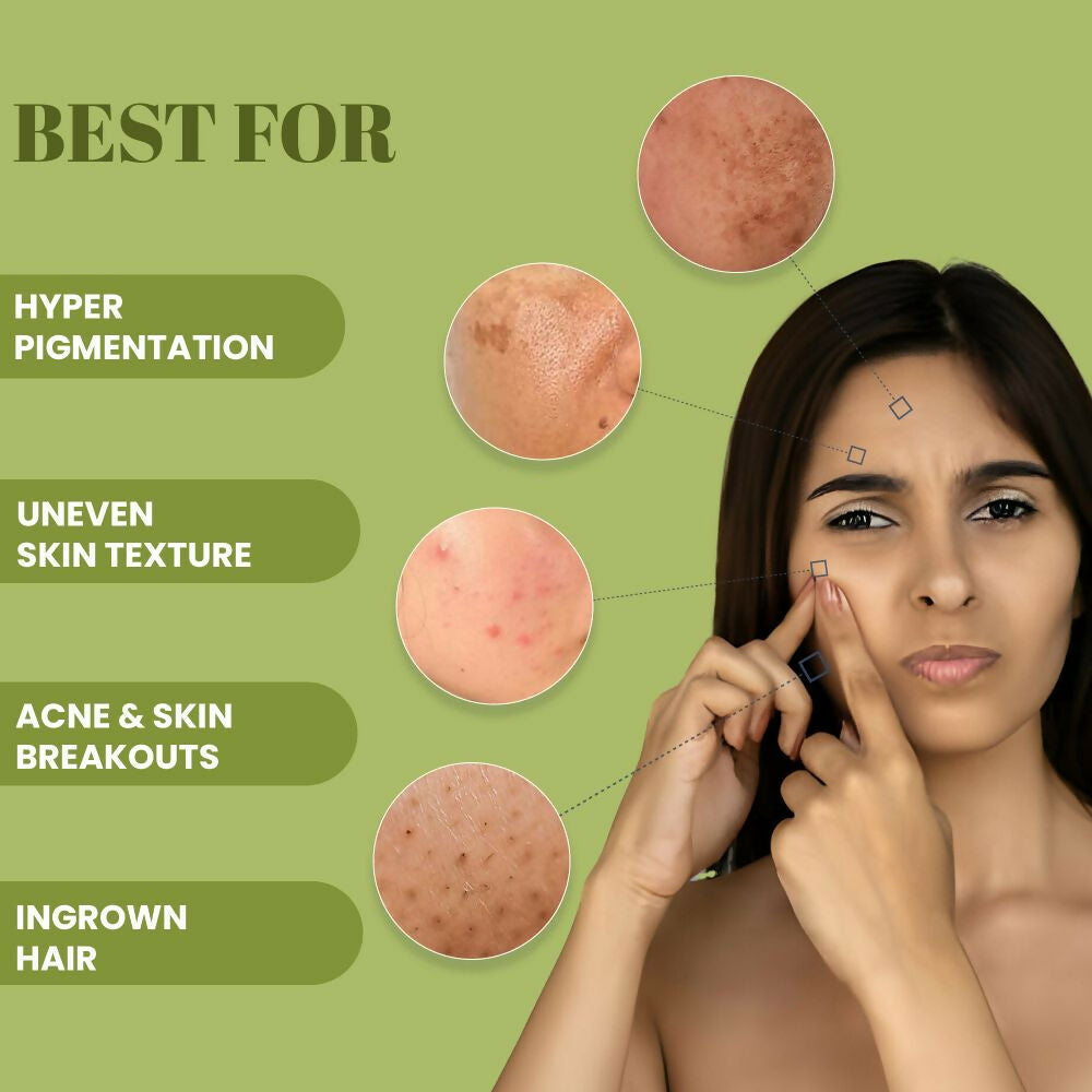 Wild Oak Korean Rice Radiant Glow Face Scrub  Grab2Buy Wild Oak Grab2Buy