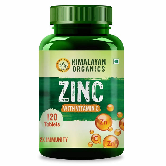 Himalayan Organics Zinc With Vitamin C Tablets 