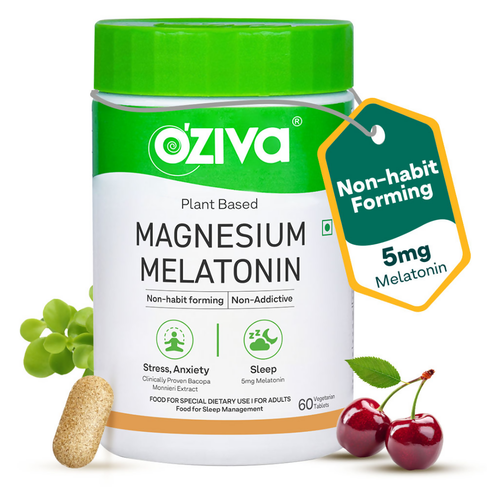 Oziva Magnesium Melatonin Tablets 