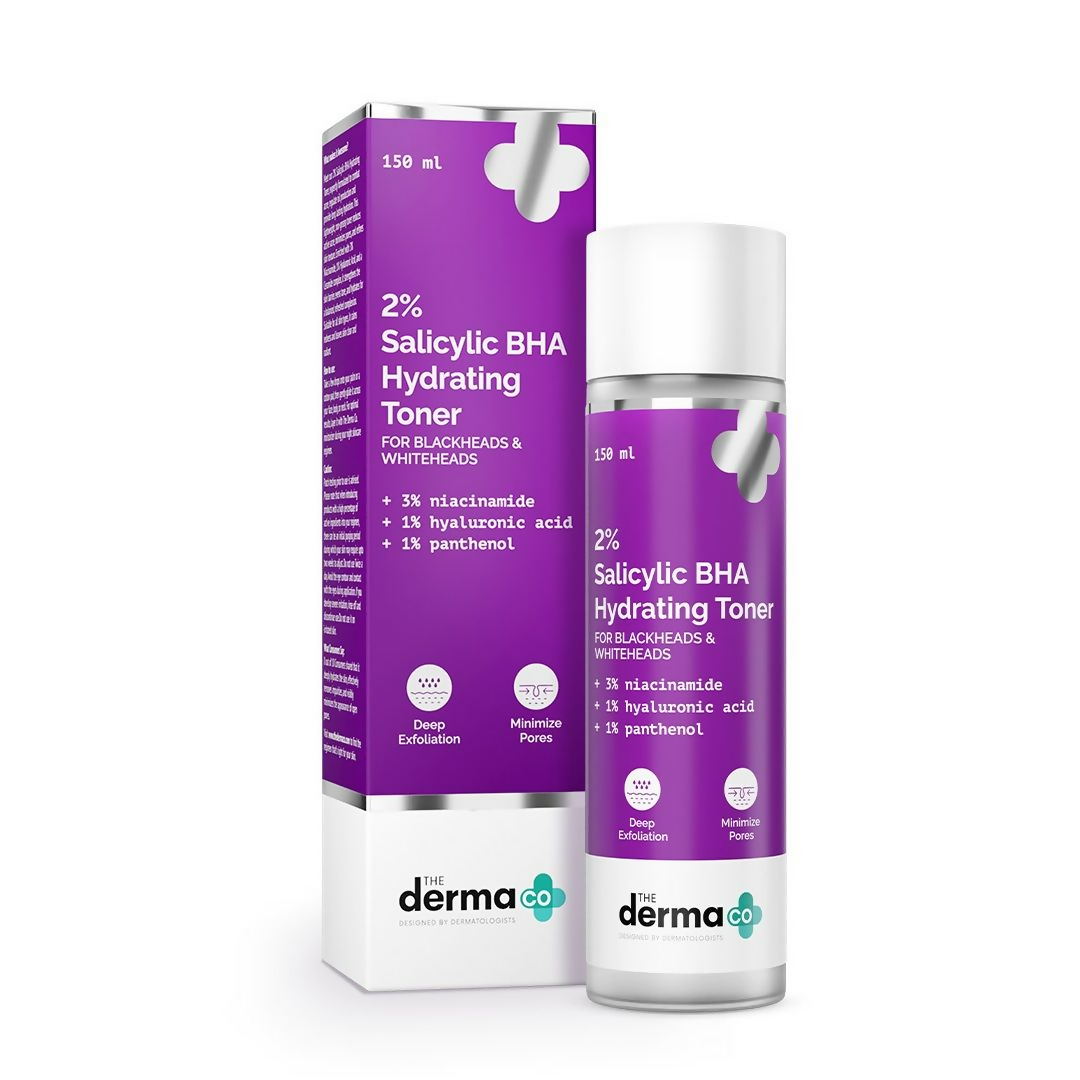 The Derma Co 2% Salicylic BHA Hydrating Toner  Grab2Buy The Derma Co Grab2Buy
