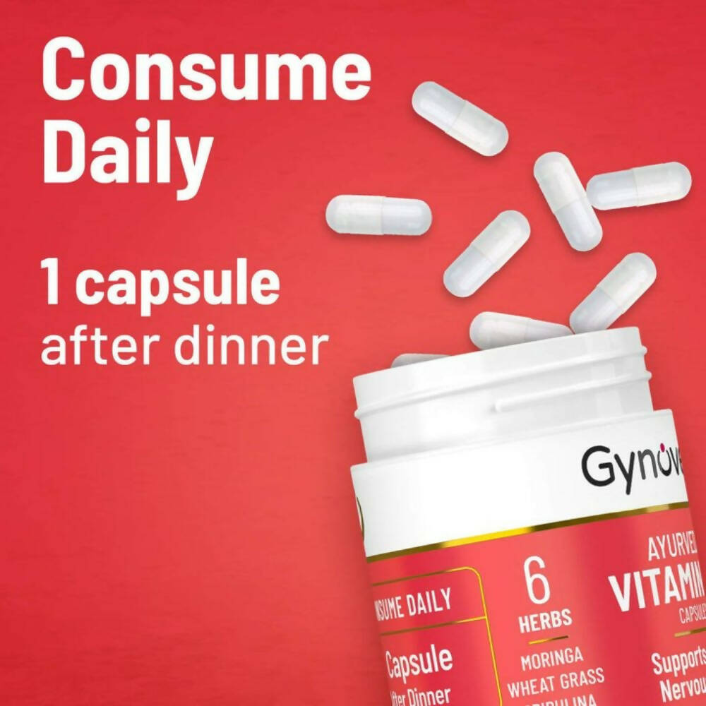 Gynoveda Vitamin B-12 Capsules - Grab2buy