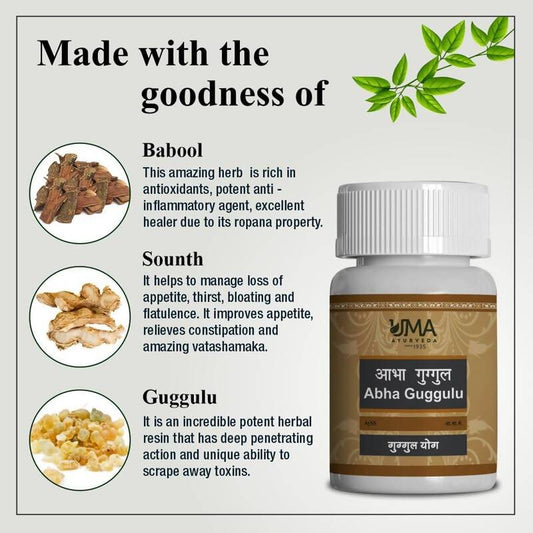 Uma Ayurveda Abha Guggulu 