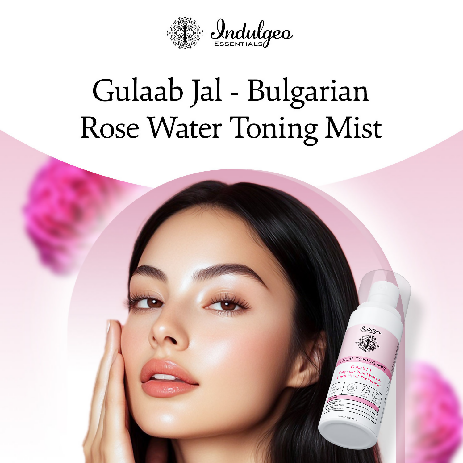Indulgeo Essentials Gulaab Jal Facial Toning Mist 