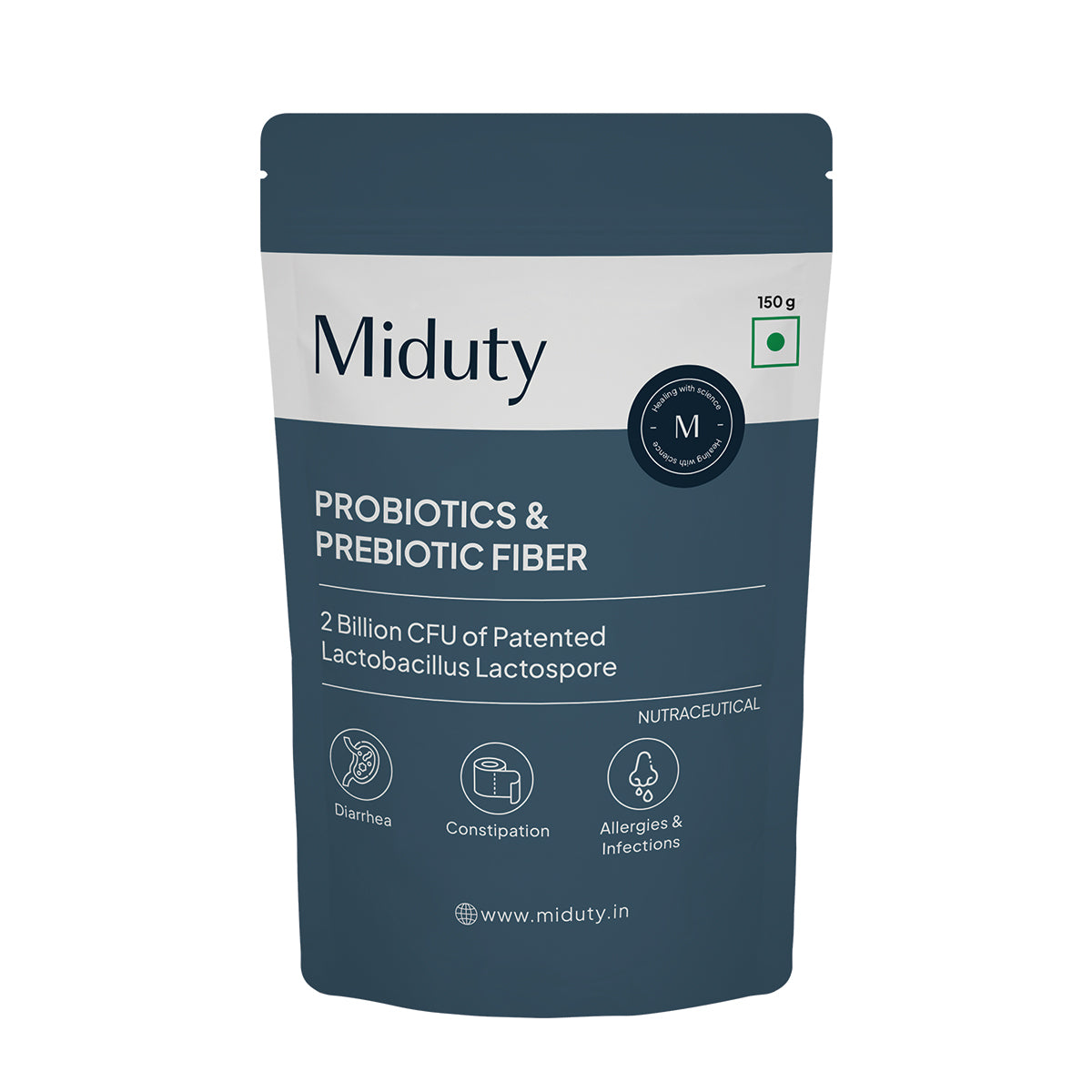 Miduty by Palak Notes Probiotics & Prebiotic Fiber powder | Grab2Buy