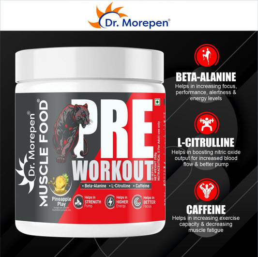 Dr Morpen Muscle Food Pre-Workout (Pineapple Play) 