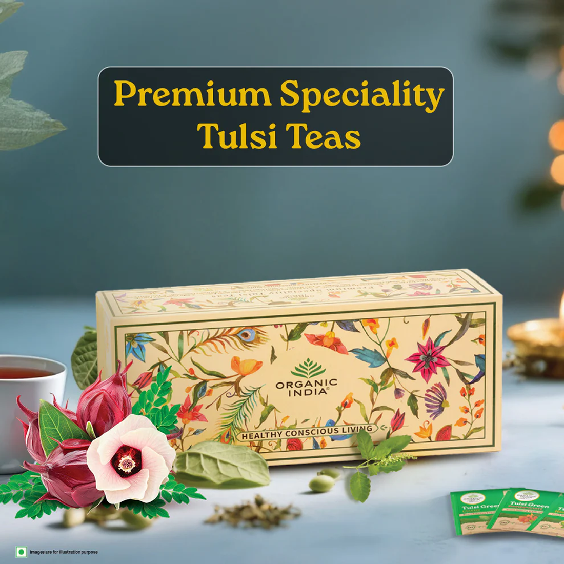 Premium Speciality Tulsi Tea Box 
