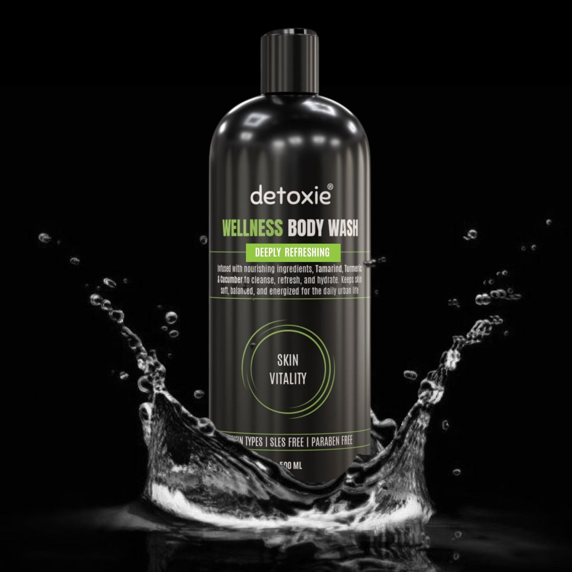 Detoxie Wellness Body Wash & Body Scrub Combo