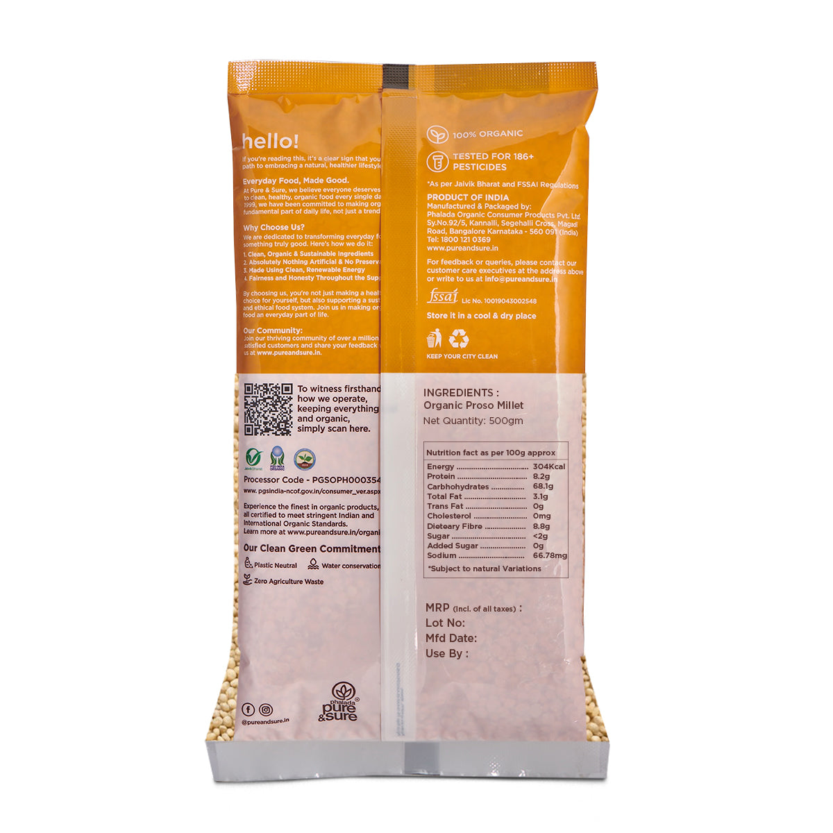 Pure & Sure Organic Proso Millet 