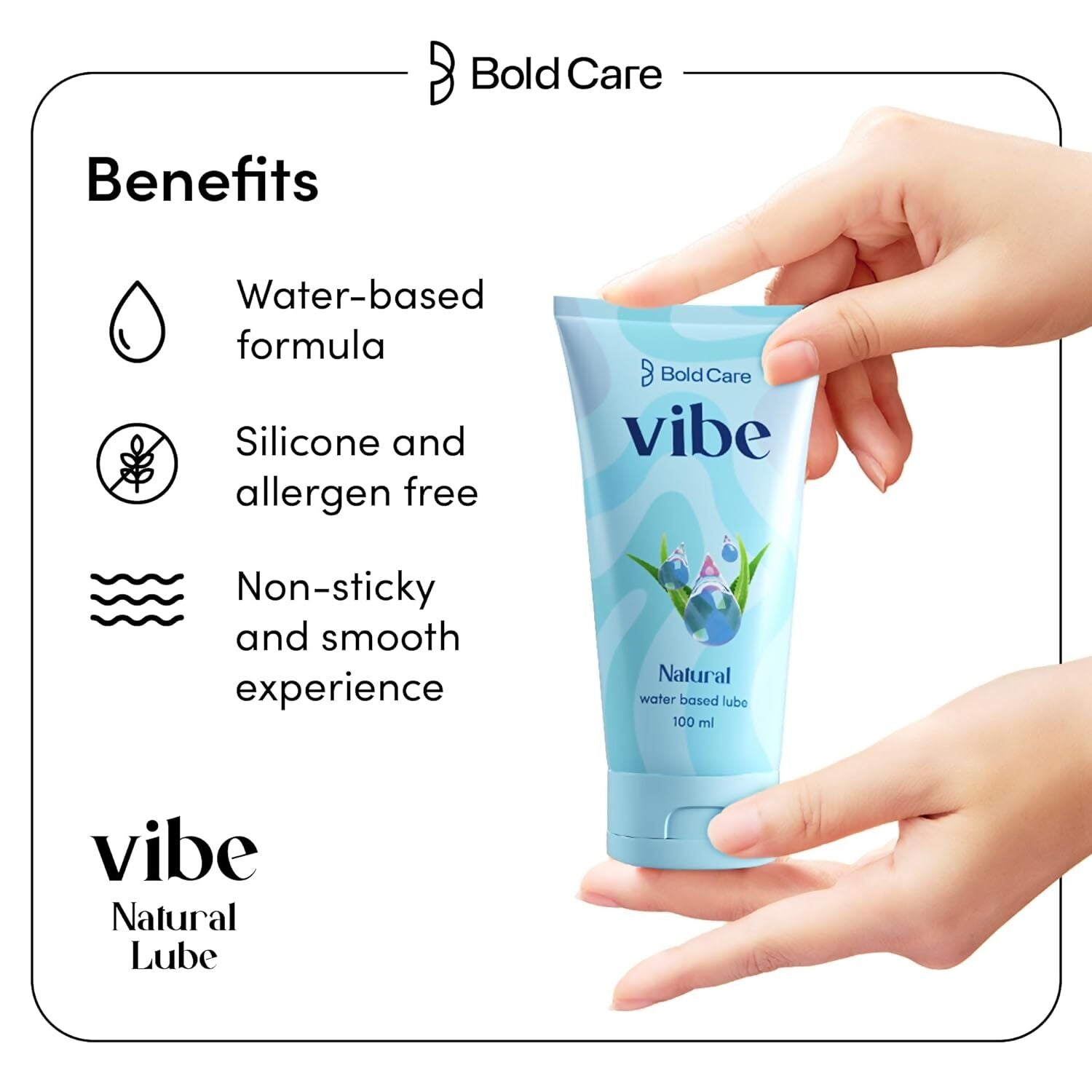 Bold Care Vibe - Natural Aloe Vera Gel 