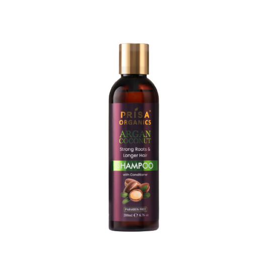 Prisa Organics Argan & Coconut Shampoo - Distacart