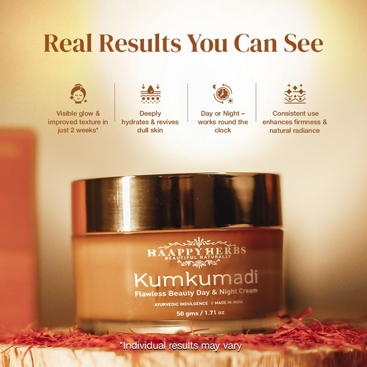 Haappyherbs Kumkumadi Flawless Beauty Day & Night Cream