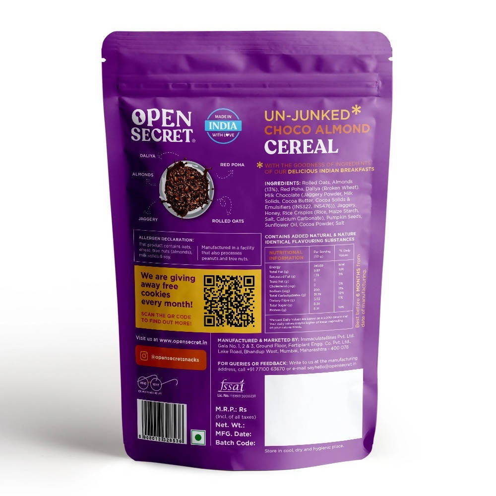 Open Secret Choco Almond Cereal 