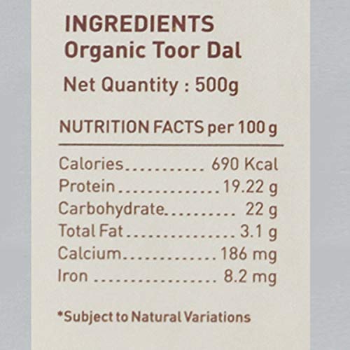 Pure & Sure Organic Toor Dal 