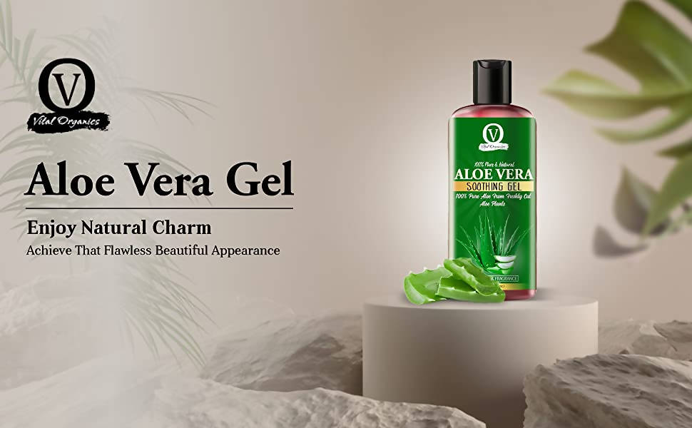 Vital Organics Aloe Vera Soothing Gel  Grab2Buy Vital Organics Grab2Buy