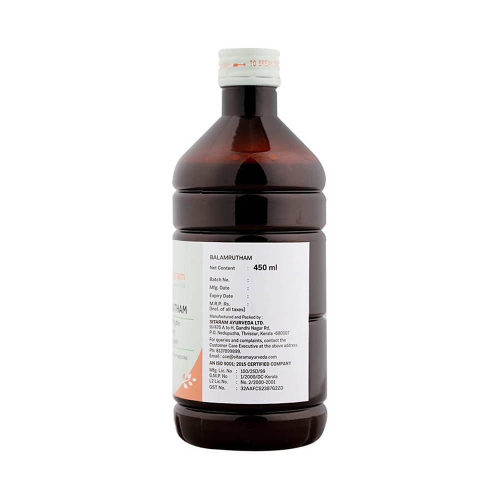 Sitaram Ayurveda Balamrutham Syrup 