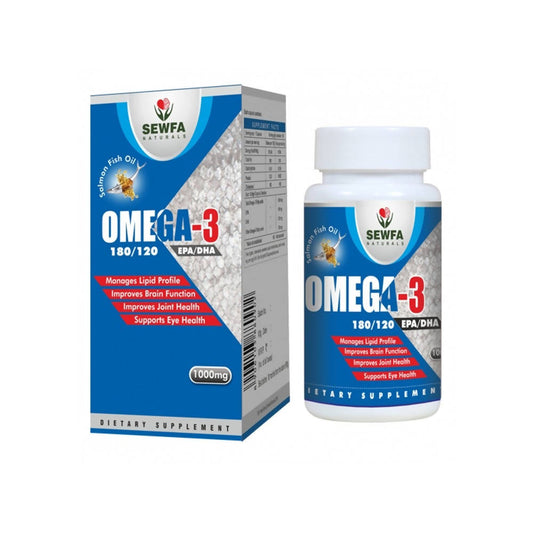 Sewfa Naturals 1000mg Omega-3 Capsules 